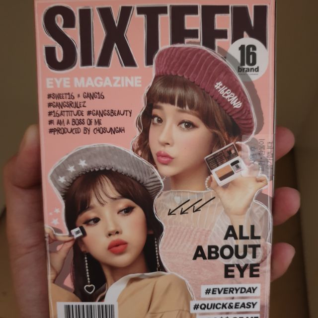 Phấn mắt 16 Brand Sixteen Magazine