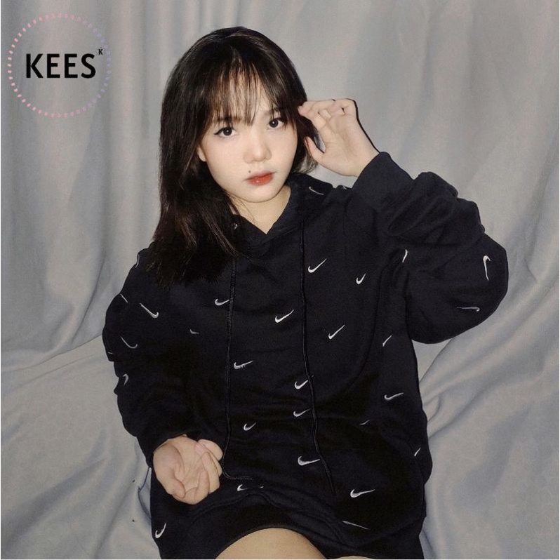 Áo Hoodie Swoosh Thêu Full Vải Nỉ - Hàng Chất Lượng