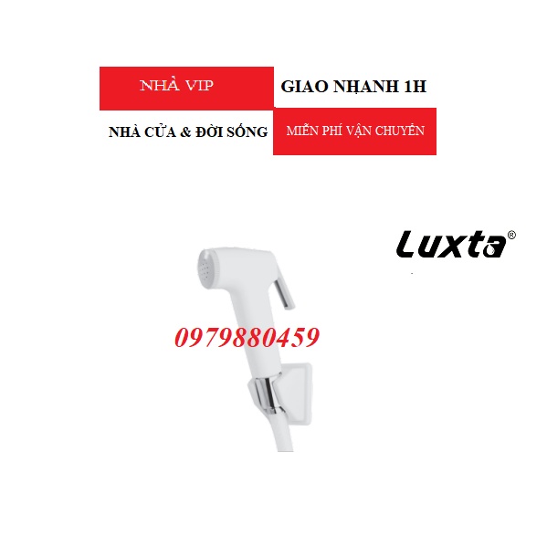 Vòi xịt vệ sinh nhựa cao cấp Luxta L5101N, bảo hành 12 tháng
