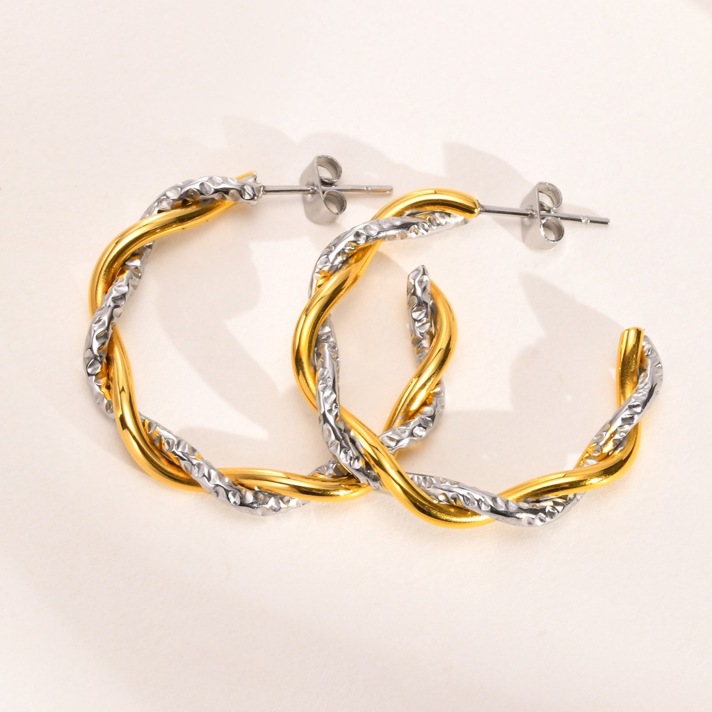 Vnox Bông Tai Dáng Dài Bằng Thép Không Gỉ 18K Chống Dị Ứng Thời Trang Dành Cho Nữ