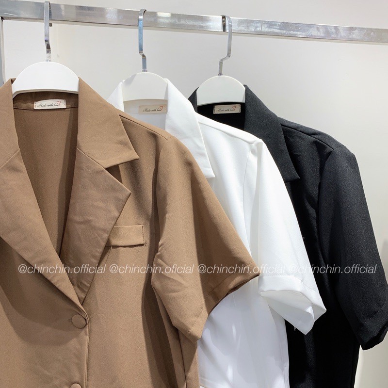 KHOÁC BLAZER TAY NGẮN | BigBuy360 - bigbuy360.vn