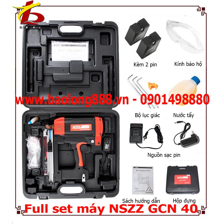 Máy bắn đinh bê tông ( súng bắn đinh ) dùng  Gas NSZZ GCN40