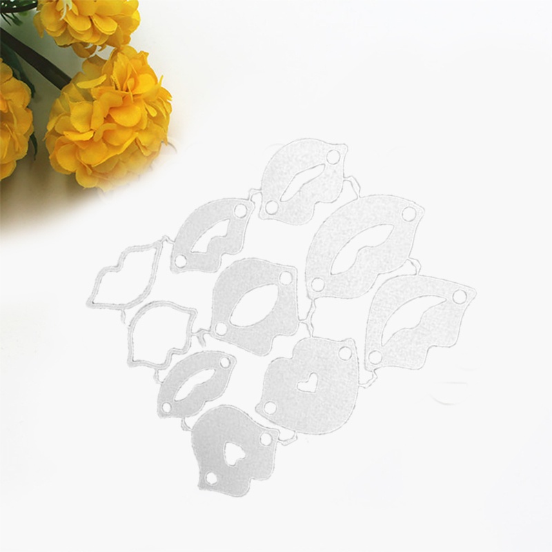 Khuôn Cắt Giấy Kim Loại Hình Đôi Môi Đỏ