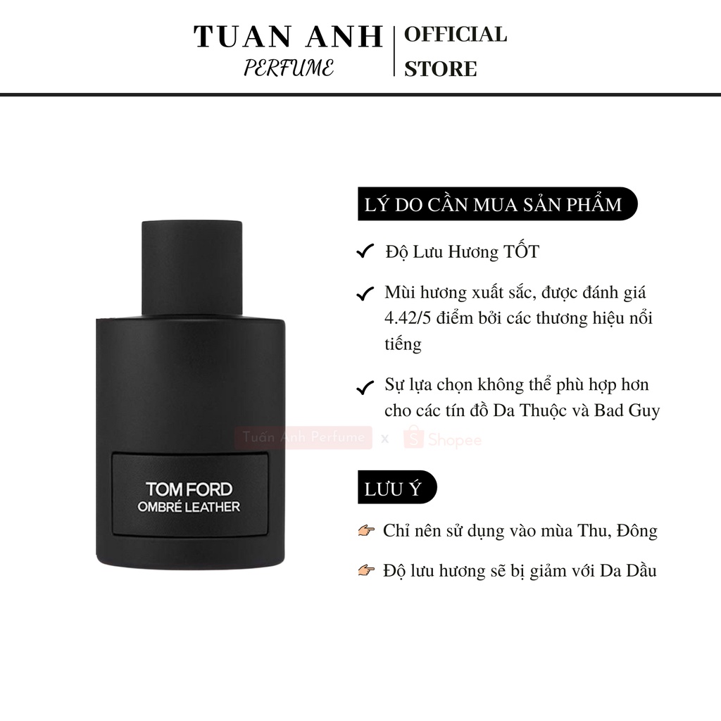 Nước hoa nam cao cấp Tom Ford Ombré Leather chính hãng giá rẻ TUAN ANH PERFUME