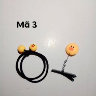Set kẹp tóc - cột tóc