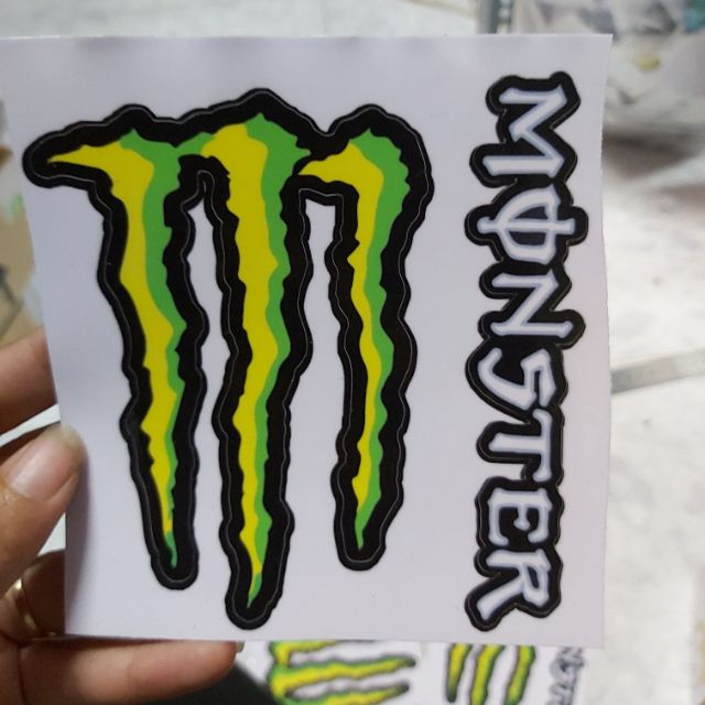 Tem Decal Hai Hình Monster Giá Rẻ