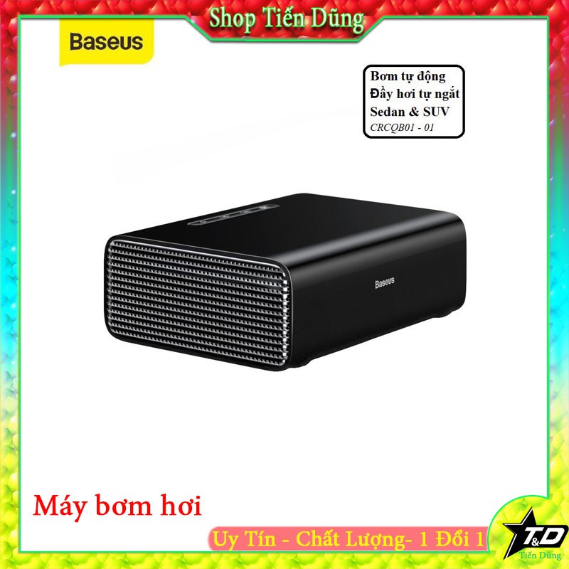 Bơm Xe Ô Tô - Bơm Xe Hơi - Máy Bơm Hơi Thông Minh Hoàn Toàn Tự Động BASEUS Dây Bơm Hơi 1 X 50 Cm