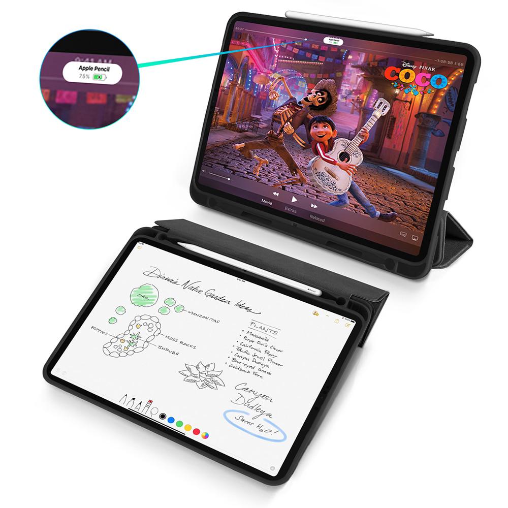 Bao da máy tính bảng nắp gập bằng PU có khe để bút cảm ứng cho iPad Pro 12.9 11 2018 ipad Pro 12.9 11 inch 2018