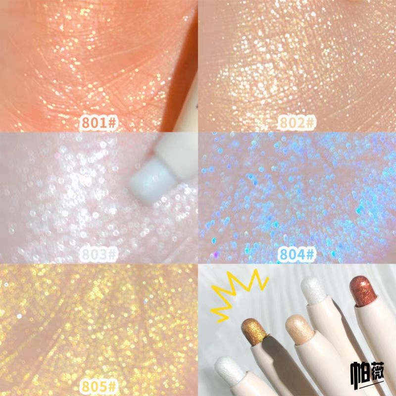 XIXI - Bút nhũ mắt Xixi Lazy Man Lying Silkworm Pen