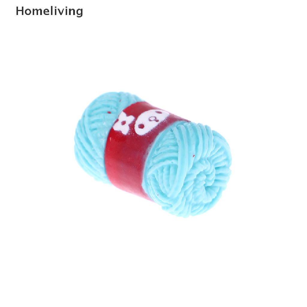 Set 5 Quả Bóng Len Mini Tỉ Lệ 1: 12 Dùng Để Trang Trí Nhà Búp Bê