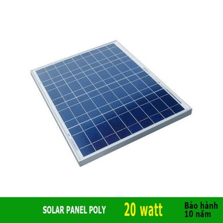 Tấm pin năng lượng mặt trời 20w poly - pin mat troi
