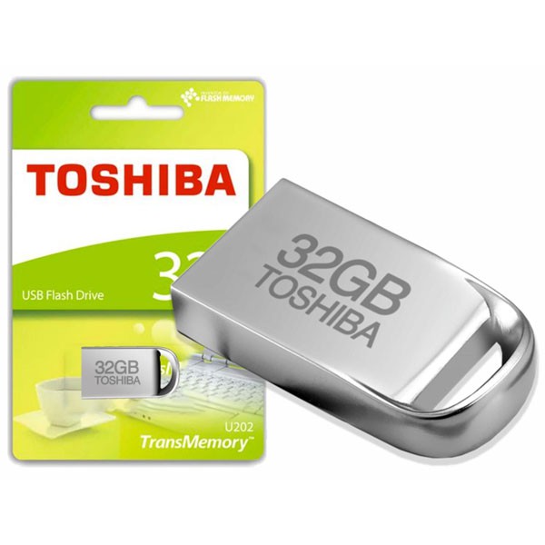USB Toshiba U202 mini vỏ kim loại 32GB, SX PHILIPPINES, BH 5 năm