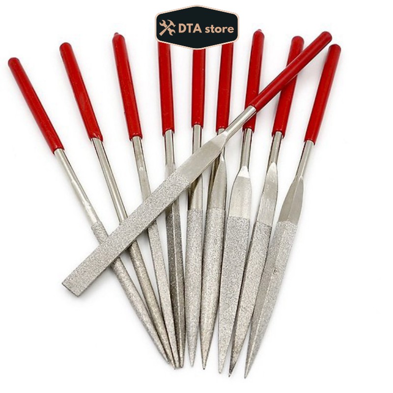Bộ 10 Dũa Hợp Kim Đủ Size