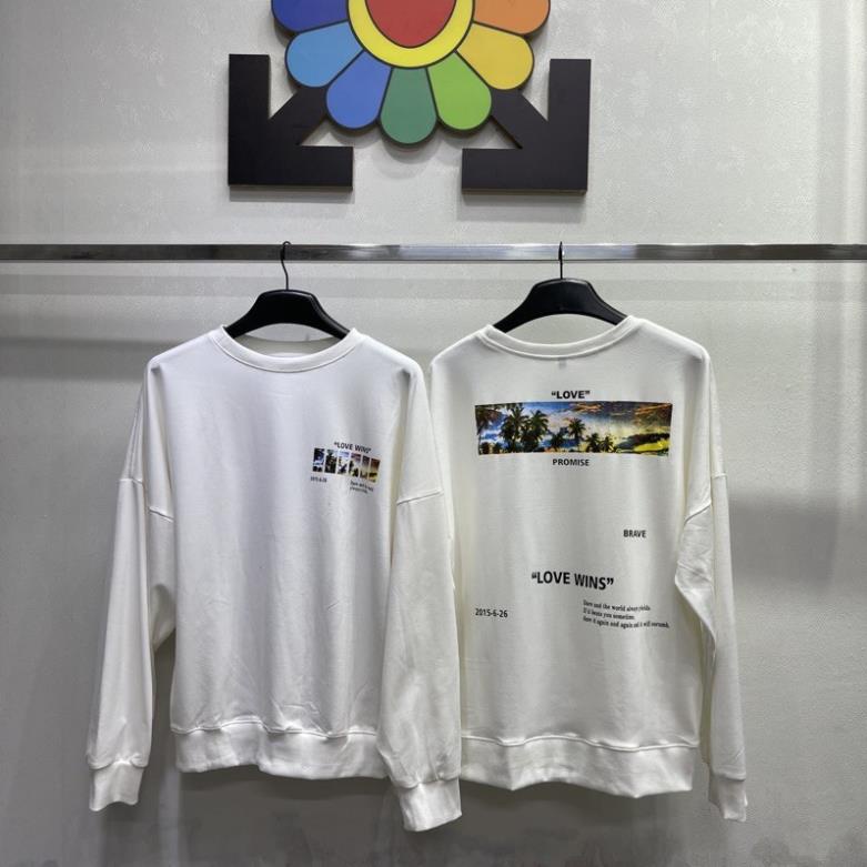 Áo Sweater LOVE WINS 3 màu Nam nữ