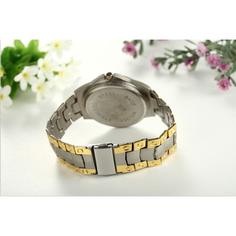 Đồng Hồ quartz Dây Thép Sang Trọng Cho Nam Nữ