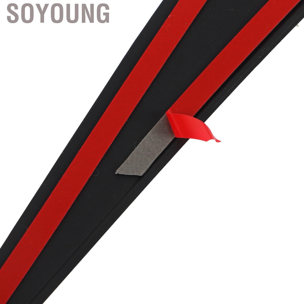 Soyoung 2 Pcs Headlight Eyebrow Front Left Right Light Eyelid Trim Cover Replacement for Ford Focus MK2 2008‑2011