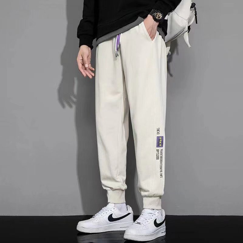 Quần Dài Lưng Thun Ống Rộng Oversize Thời Trang Nhật Bản Chất Lượng Cao Cho Nam Size M-3XL