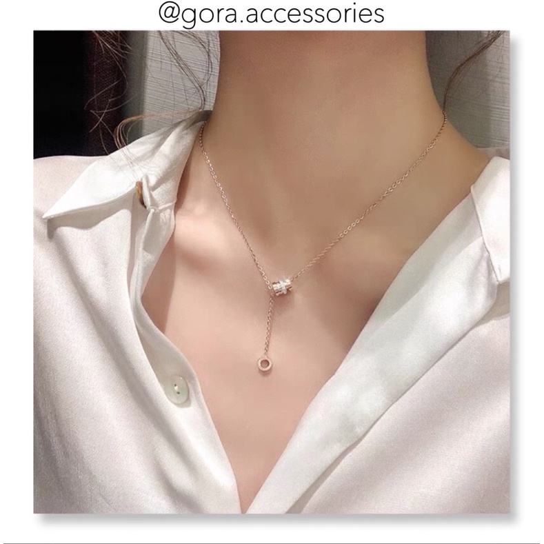 Dây chuyền GORA URI phong cách Hàn Quốc Vòng cổ Gora