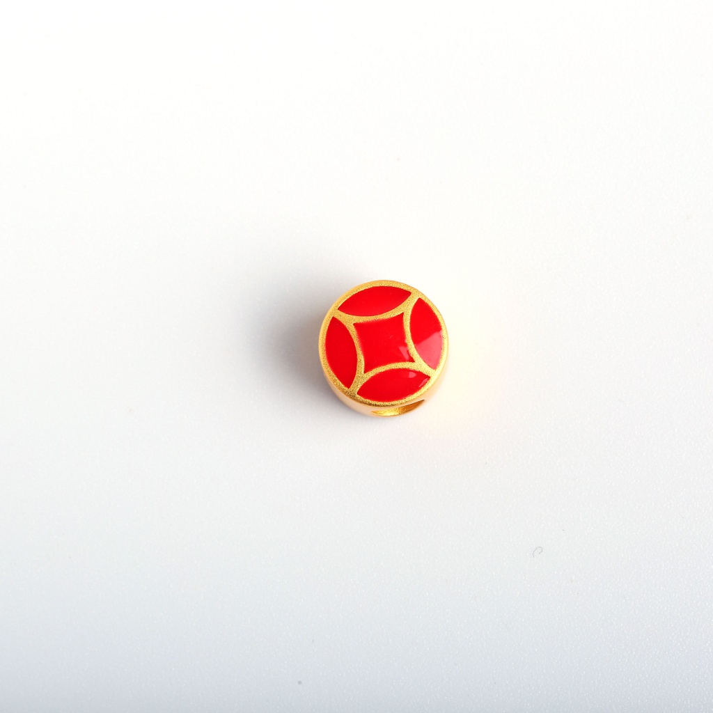 [Hàng Có Sẵn] Hạt Cườm Xuyên Qua Lỗ Hình Đám Mây Bằng Đồng Làm Trang Sức Thủ Công Phong Cách Fu Cho Nam Và Nữ