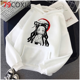 Áo Hoodie Họa Tiết Anime Demon Slayer 2021 Thời Trang Đường Phố Cho Nam