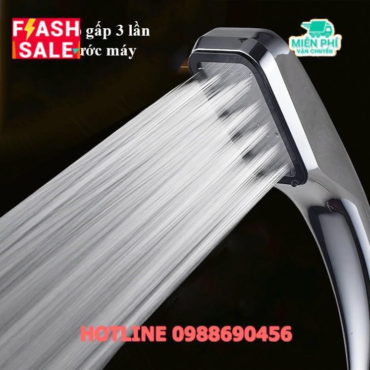 Đầu vòi sen vuông Tăng áp 300 lỗ cao cấp hàng nhập khẩu