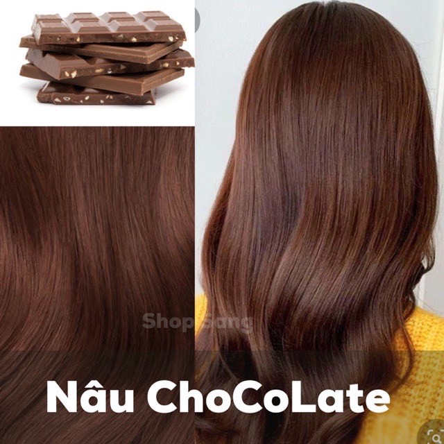 Nhuộm màu socola tại nhà - Thuốc nhuộm tóc màu chocolate