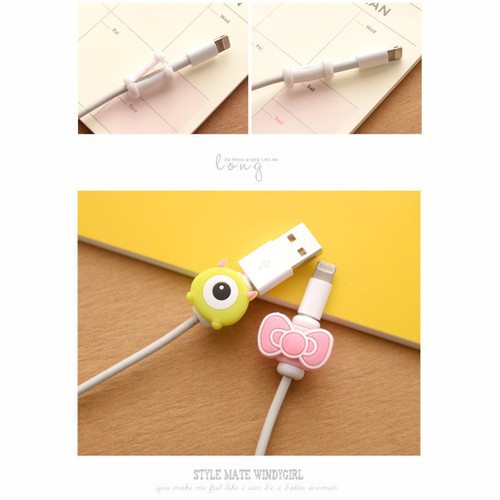 thú cute bảo vệ đầu cáp chống hỏng thon gọn