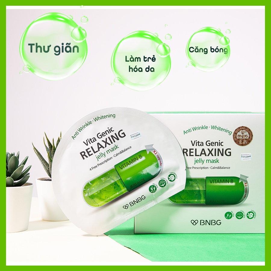 Combo 10 Mặt nạ dưỡng da săn chắc BNBG Vita Mask 30ml