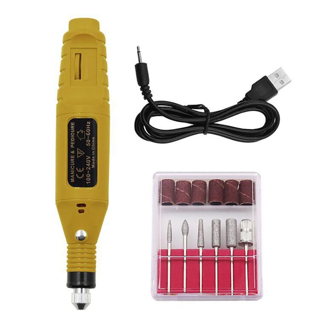 Bộ Máy Đánh Bóng Móng Tay Chạy Điện USB Nhỏ Gọn Tiện Dụng