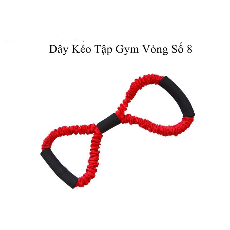 Dây Kéo tập gym dây đàn hồi thể lực chất lượng cao bằng vải tập tay vai lưng dành cho cả nam và nữ vòng số 8