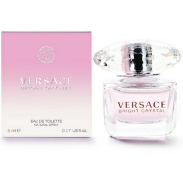 Nước hoa nữ Versace Bright Crystal 5ml hồng nhạt