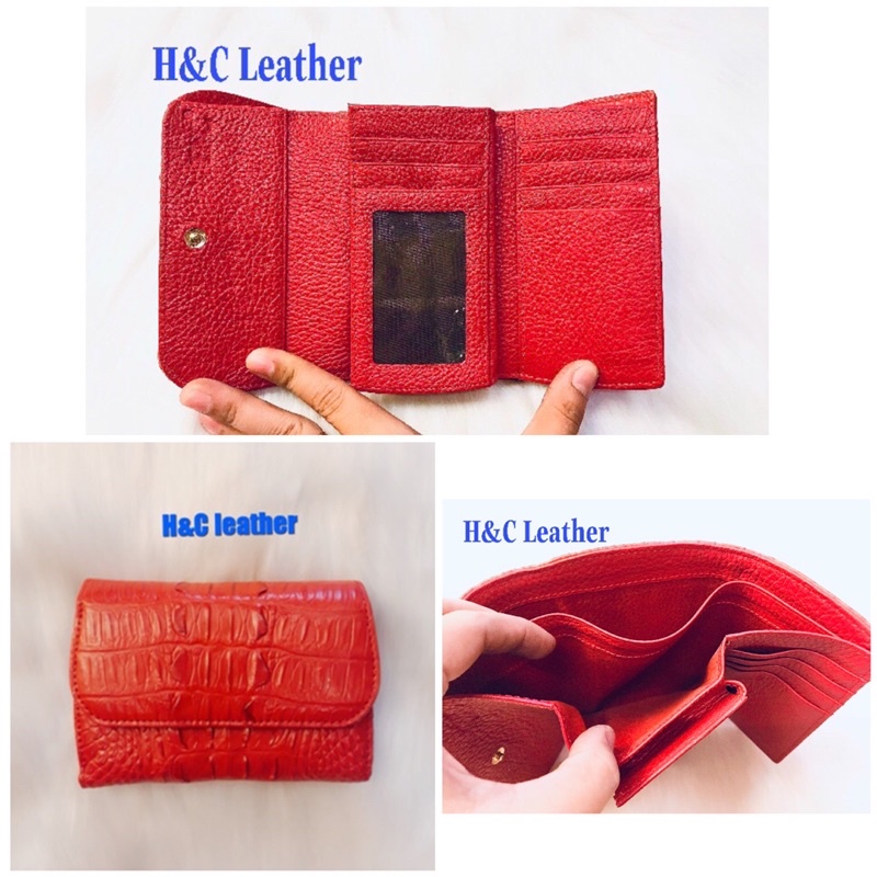 Ví nữ mini da cá sấu thật 100%