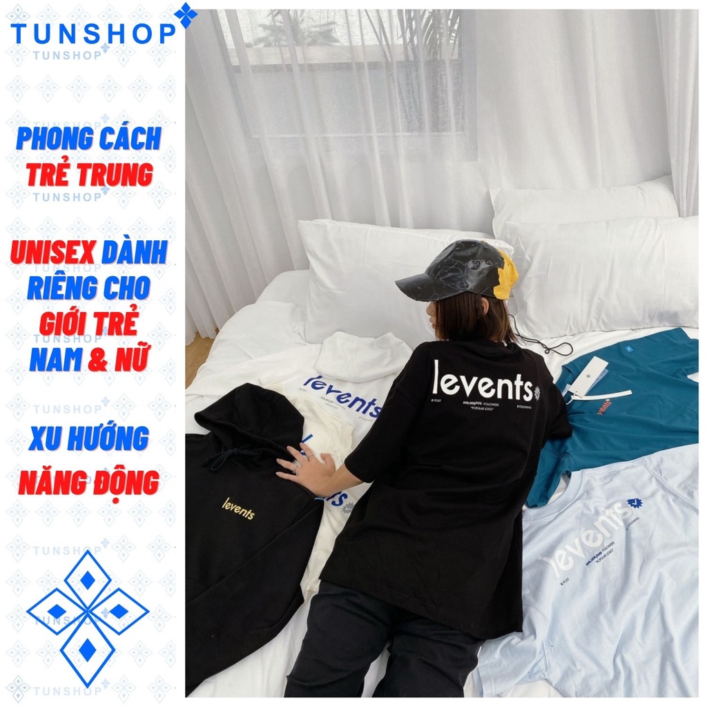 Mua Áo Thun Lì Ven Popular Logo Black While Đen Chữ Levent Trắng Unisex ...