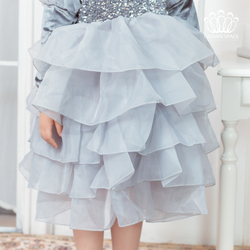 Váy Công Chúa Cao Cấp Dành Cho Bé Gái Phiên Bản Limited Crown Space CKGL6822108 Size 13 - 28Kg