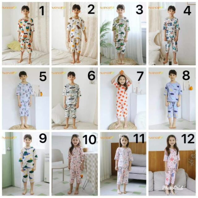 Bộ cotton sợi tre