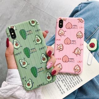 Ốp Điện Thoại Hình Quả Bơ Xinh Xắn Cho Oppo Ax 7 Pro Ax 5 A 73 A 57 F 1 S A 3 R 17 R 15 R 11 S R 9