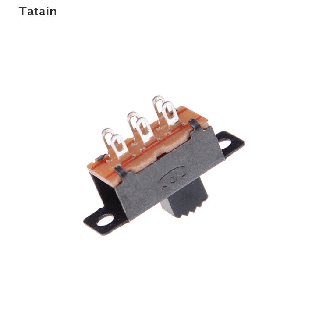 10 Công tắc trượt 2 vị trí DPDT 2P2T 6 chấu 0.5A DC 50V