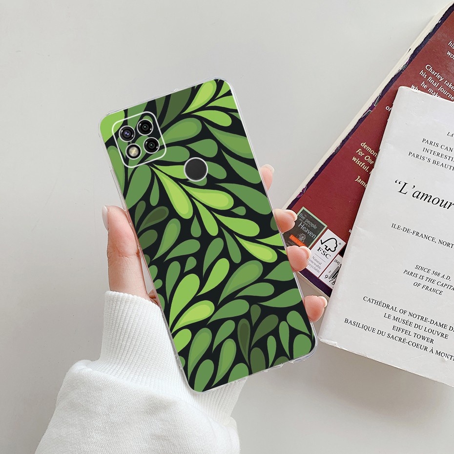 Ốp điện thoại TPU mềm in hình thời trang cho Xiaomi Redmi 9 9a 9c