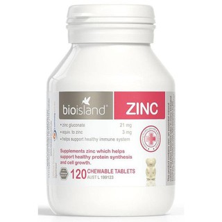 Viên uống bổ sung kẽm cho bé Bio Island ZinC 120 viên của Úc- ĐỦ BILL