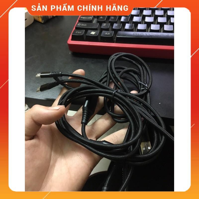 Cáp sạc chính hãng kentech 3 đầu dài 1m