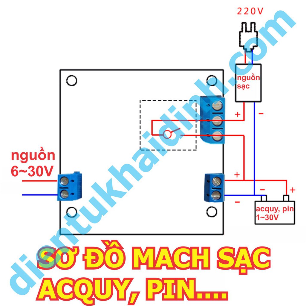 MODULE DELAY 0.01S-9999 PHÚT LED HIỂN THỊ, 4 PHÍM NHẬP, dùng RELAY (làm mạch sạc acquy) kde4904