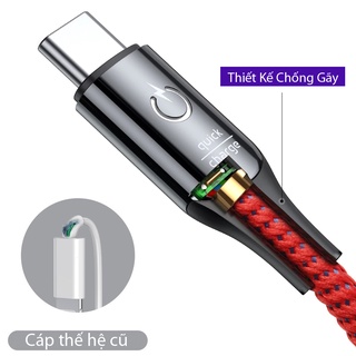 Cáp Type C Baseus C-shaped Light (Cáp tự ngắt)