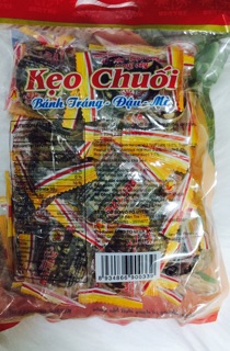 [Sỉ 5 hộp ] Kẹo chuối đậu phộng Bến Tre