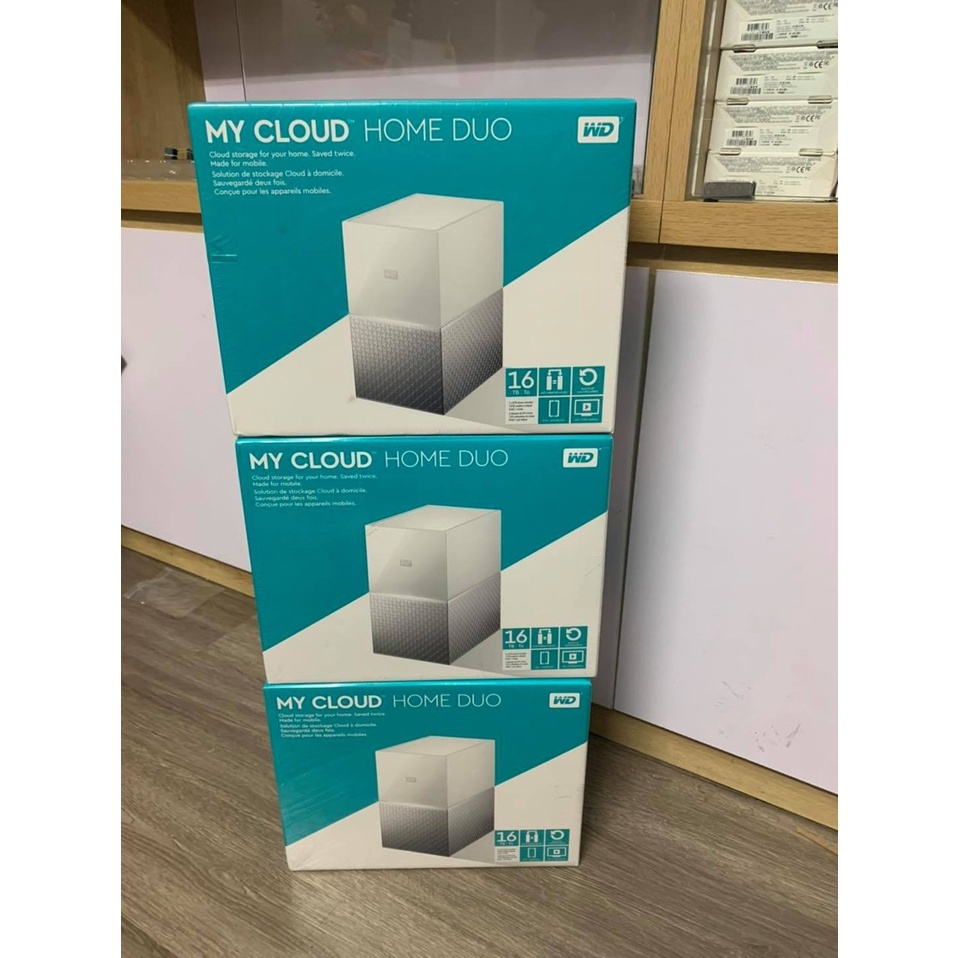 Thiết bị lưu trữ mạng WD My Cloud Home Duo NAS 16TB BH 24 tháng