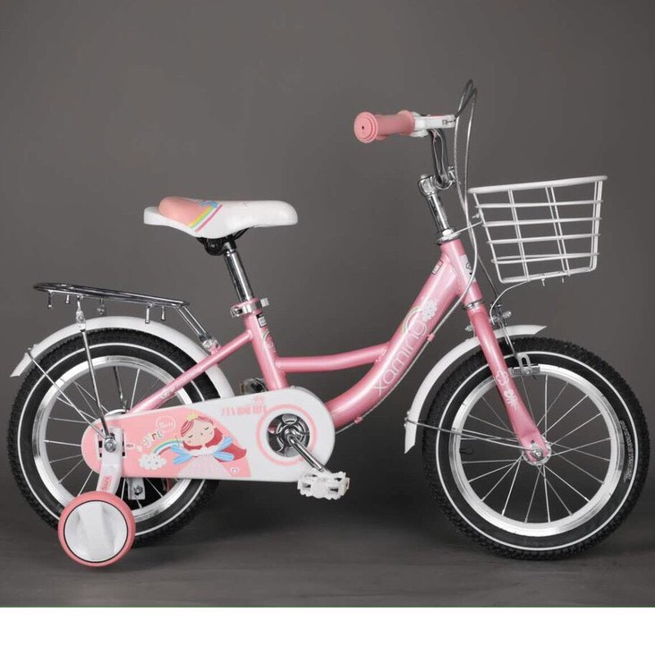 Xe đạp trẻ em XAMING, JGBIKE size 14 inch cho bé gái 3-5 tuổi