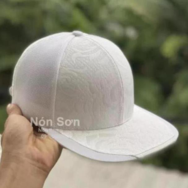 Nón Sơn nón Snapback - Nón Hiphop Nón Sơn - Mũ snapback hiphop nam nữ Xanh