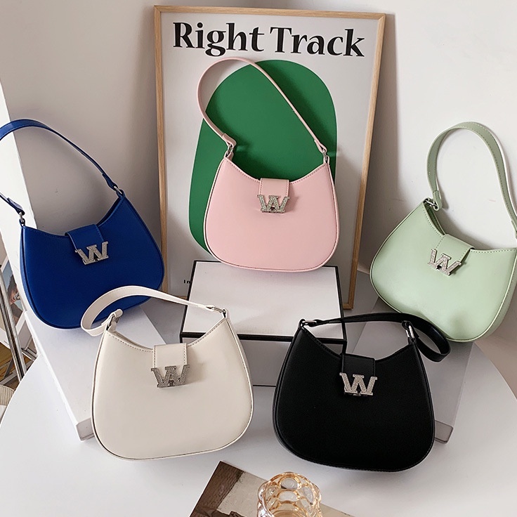 Túi xách nữ kẹp nách mini đeo chéo đẹp đeo vai da pu dáng trơn đi tiệc đi chơi cao cấp giá rẻ TX-107