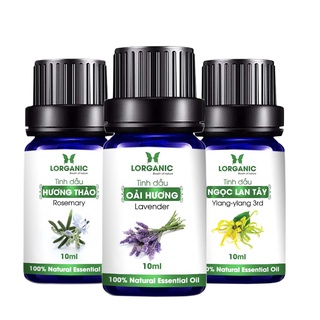 [FREE SHIP 50K] Combo 3 loại tinh dầu ngọc lan tây, oải hương và hương thảo 10ml/chai