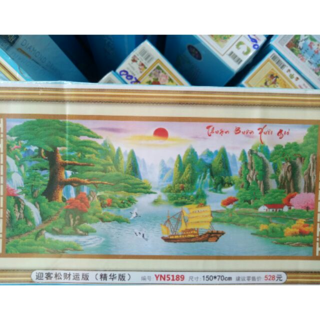 Tranh đá thuận buồm xuôi gió yn5189