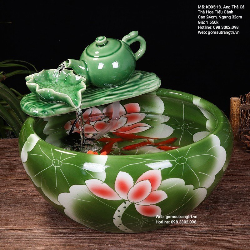 Ang Thả Cá, Thả Hoa Tiểu Cảnh - sản phẩm có thiết kế độc đáo, lạ mắt